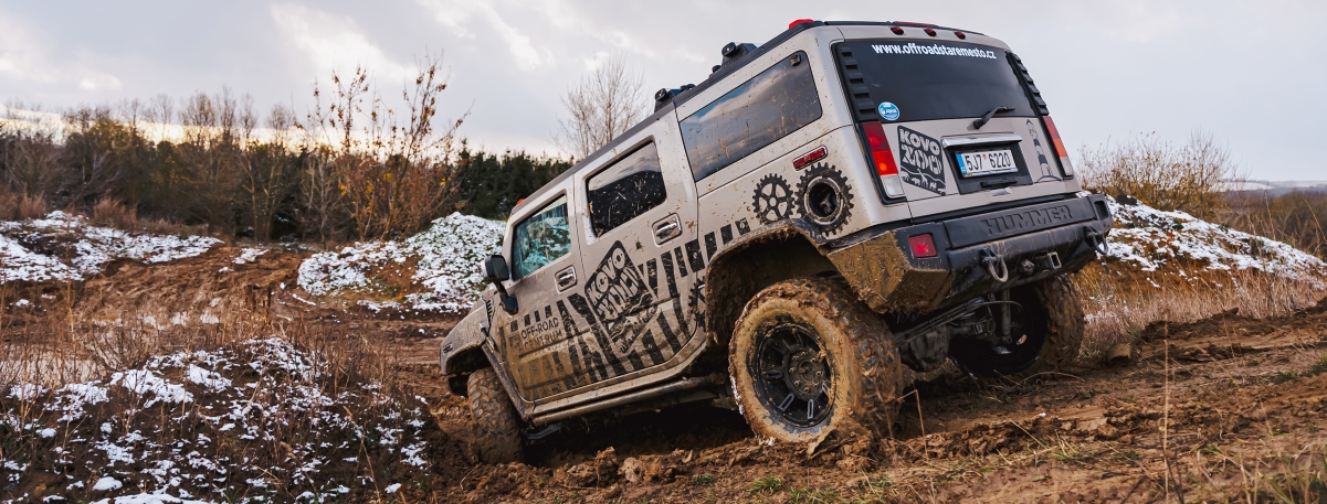 Off-road Centrum Staré Město pískovna Boršice jízda Hummer H2