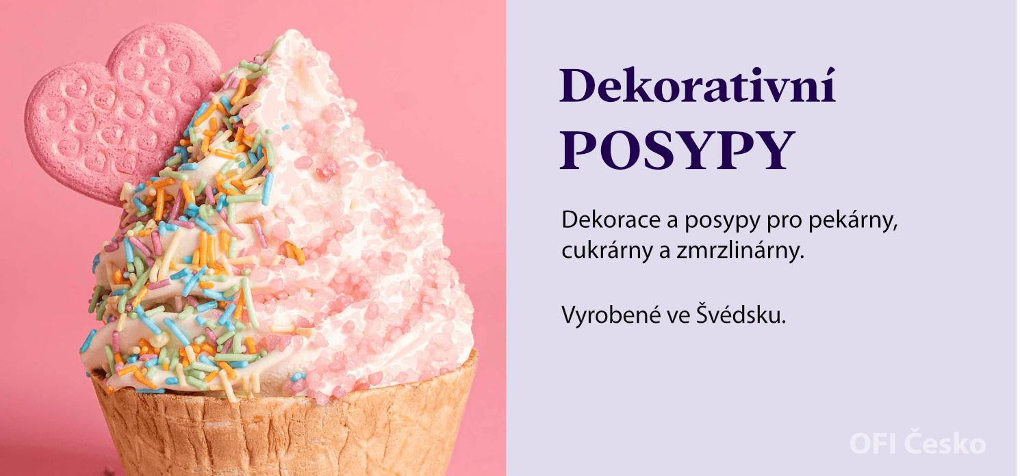 Posypy a dekorace