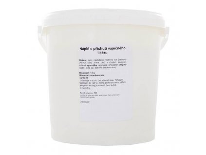 Náplň s příchutí vaječného likéru, 10kg