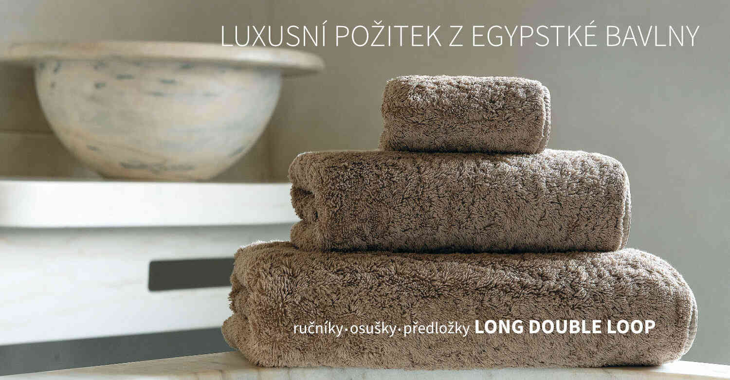Luxusní požitek z Egyptské Bavlny | Ručníky, osušky, předložky Long Double Loop