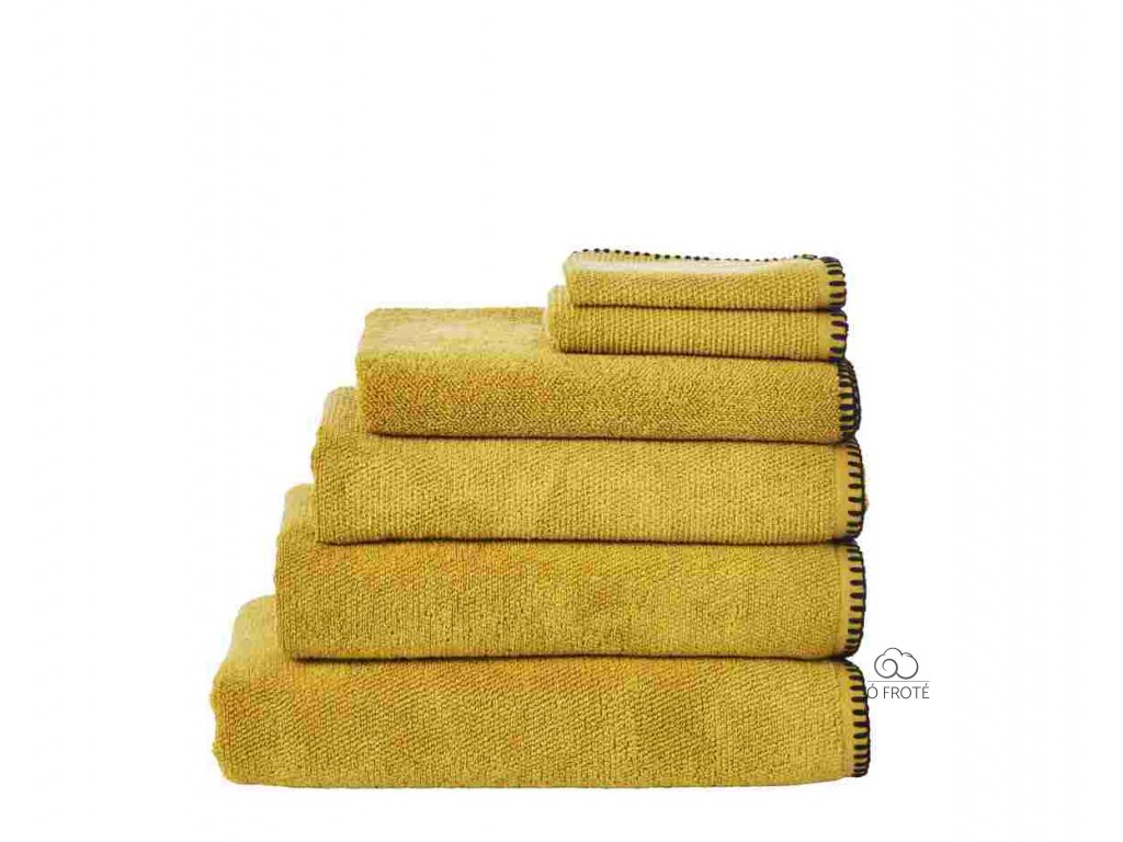 Froté ručník DONE.® by Karabel Deluxe Prime 550 gsm Gold (žlutý)