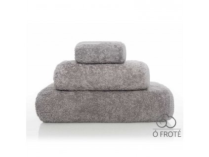 LONG DOUBLE LOOP TOWEL ANTHRACITE 1