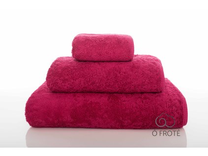 LONG DOUBLE LOOP TOWEL SET FUCHSIA (1)