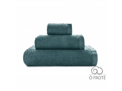 Sada Froté ručníků Sorema Ribbon 550 gsm Zelenomodrá Deep Baltic