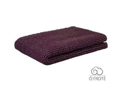 Vaflová osuška 400 gsm vínová