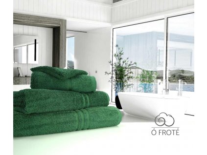 Zelený ručník prémiová kvalita