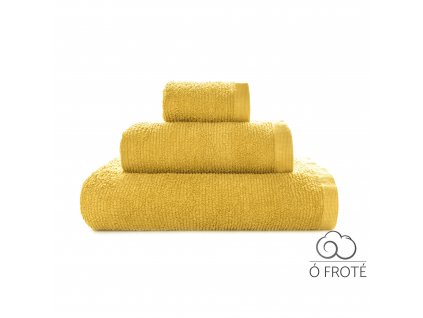 Froté osuška Sorema Ribbon 550 gsm Mustard (žlutá)