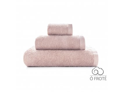Froté ručník Sorema Ribbon 550 gsm Nude (růžová)