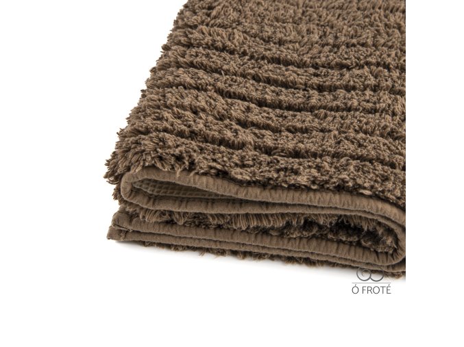 Koupelnová předložka Sorema Ribbon 1700 gsm Taupe (hnědá)