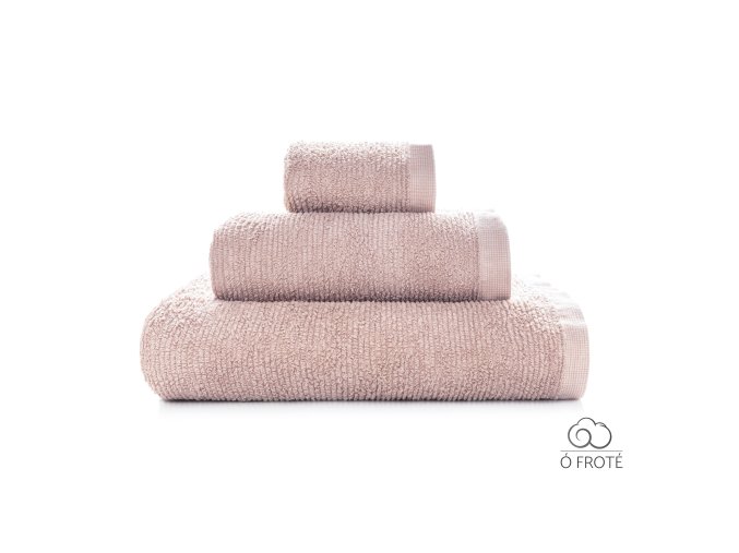 Sada Froté ručníků Sorema Ribbon 550 gsm Růžová Nude