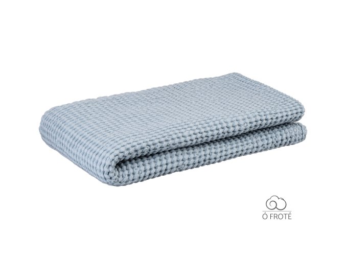 Vaflová osuška 400 gsm modrá
