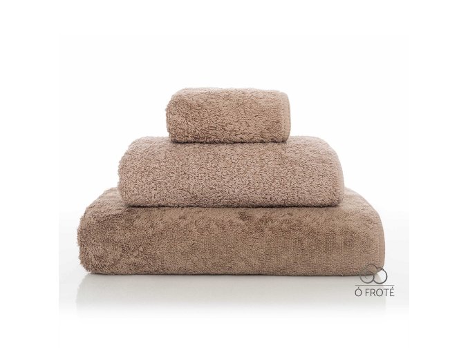LONG DOUBLE LOOP TOWEL STONE 1