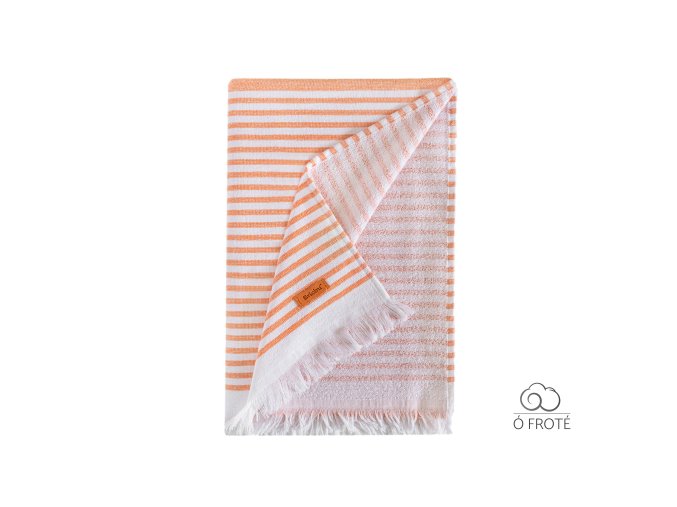MELIDES ORANGE BEACHTOWEL 1