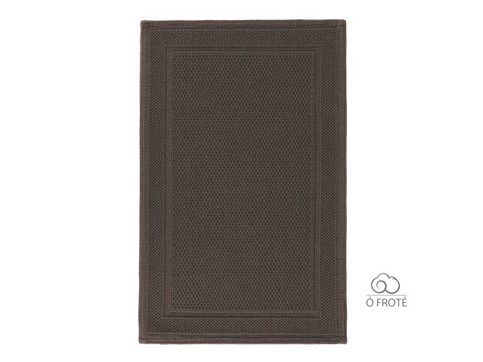BEE WAFFLE BATH MAT DARK CHOCOLATE 20033