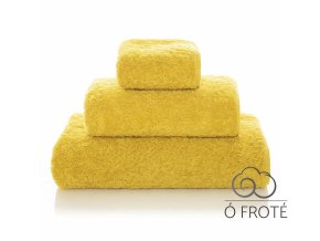 Ručník z egyptské bavlny Graccioza Long Double Loop 700 gsm Mustard (žlutá)
