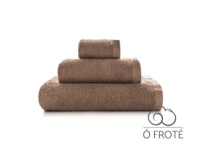Sada Froté ručníků Sorema Ribbon 550 gsm Hnědá Taupe