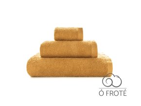 Sada Froté ručníků Sorema Ribbon 550 gsm Oranžová Pale Gold