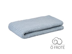 Vaflová osuška 400 gsm modrá