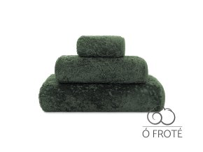 LONG DOUBLE LOOP TOWEL Moss 1