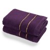Rucnik z egyptske bavlny Dubai fialovy