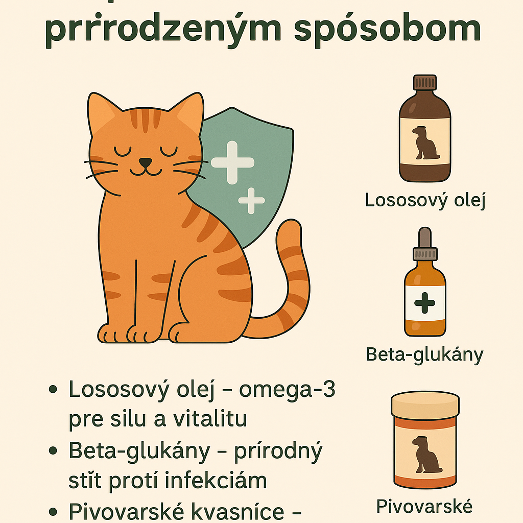 Ako podporiť imunitu mačky prirodzeným spôsobom
