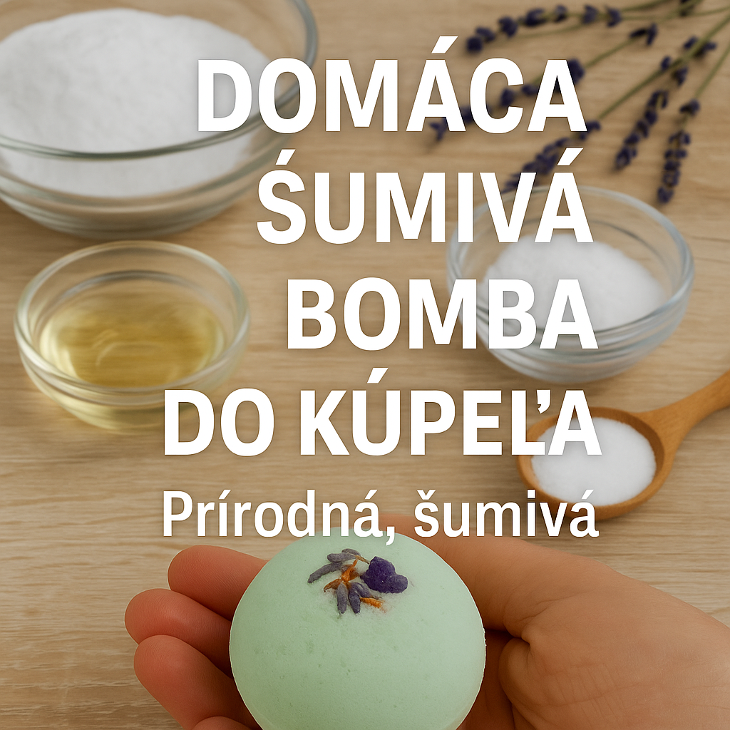 Domáca šumivá bomba do kúpeľa – Prírodný relax z kuchyne