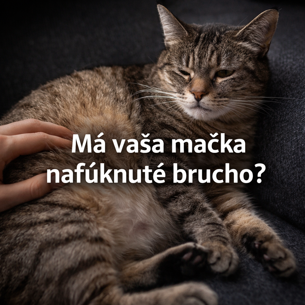 Nadúvanie u mačky: príčiny, čo pomáha a kedy spozornieť