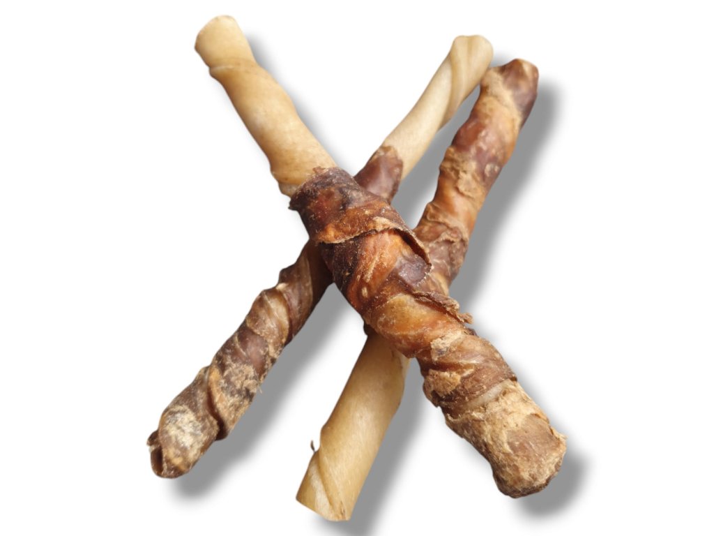 Žuvacie tyčinky pre psov z byvolej kože – detail produktu