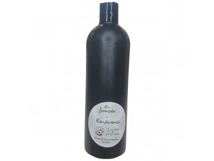 Prírodný tekutý šampón s kondicionerom 2v1 Lanolínom a Včelí Vosk pre psov antiparazítny