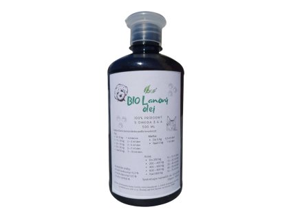 BIO Ľanový olej 500 ml pre psov