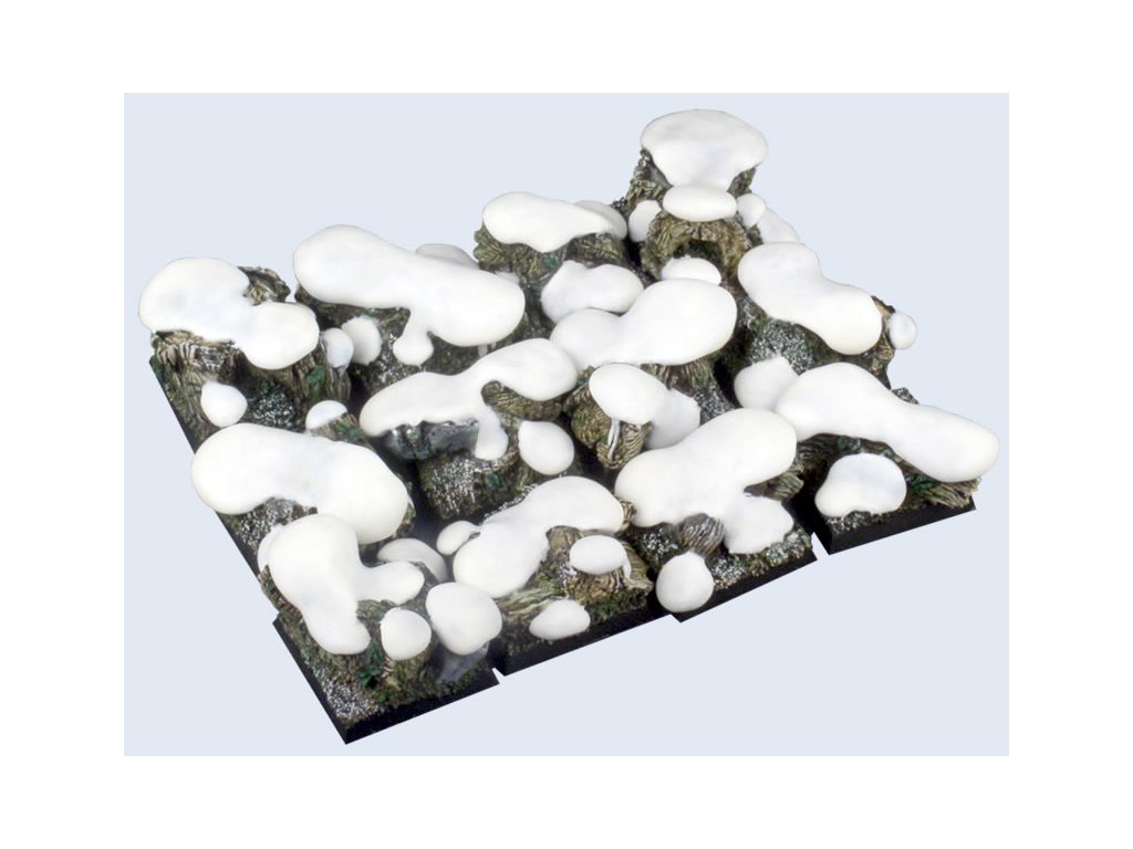 Winter Forest Bases 25x25mm