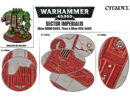 Sector Imperialis: 60mm Round and 75mm & 90mm Oval Bases