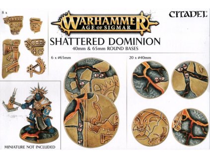 AoS - Shattered Dominion: 40mm & 65mm Round Bases
