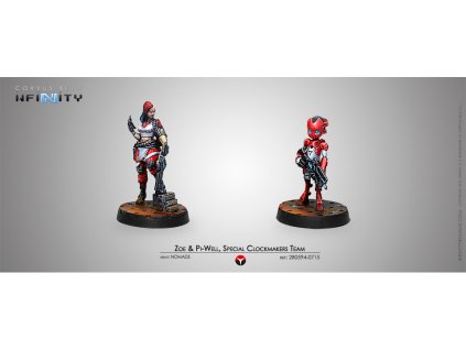 Zoe & Pi-Well, Special Clockmakers Team  (Engineer & Remote)