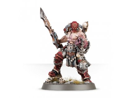 20600 khorne bloodbound slaughterpriest with hackblade