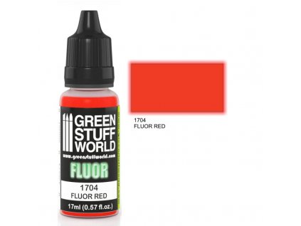 fluor paint red
