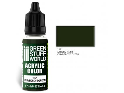 acrylic color olivegrove green