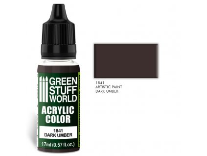 acrylic color dark umber