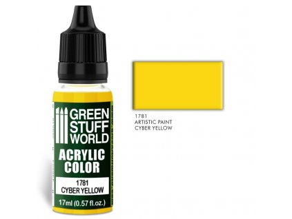 acrylic color cyber yellow