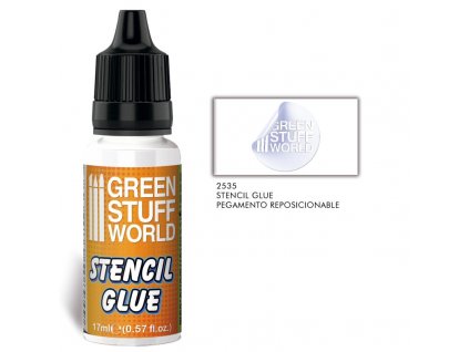 repositionable stencil glue