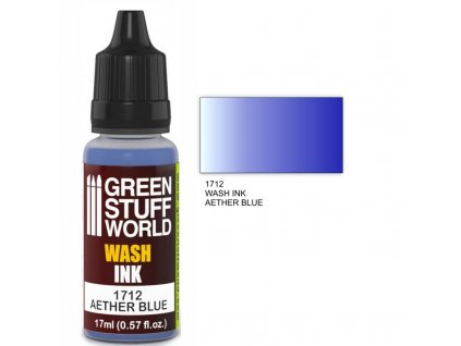 wash ink paint aether blue