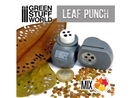 miniature leaf punch punches