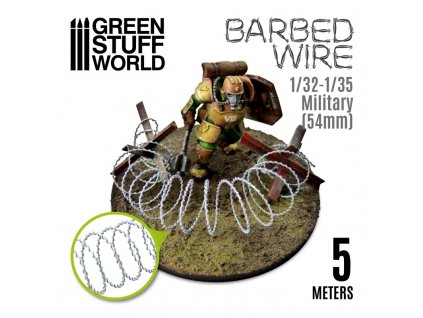 simulated model barbed wire razor wire industrial fence military