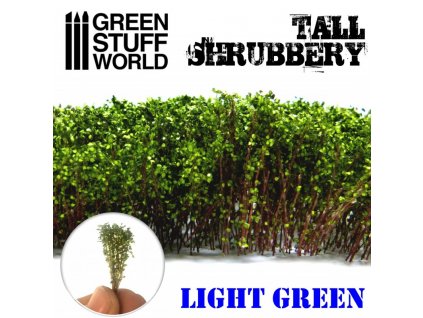 tall shrubbery light green