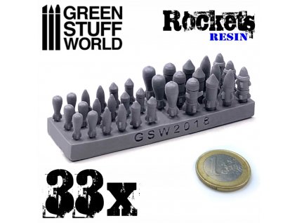 resin rockets and missiles