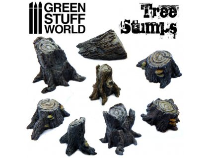 resin tree stumps