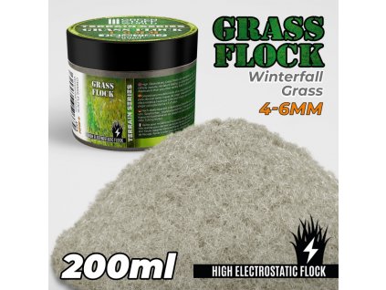 static grass flock 4 6mm winterfall grass 200 ml