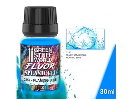 splash gel flaming blue