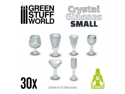 crystal glasses small cups