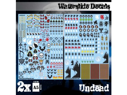 waterslide decals undead zombies fantasy